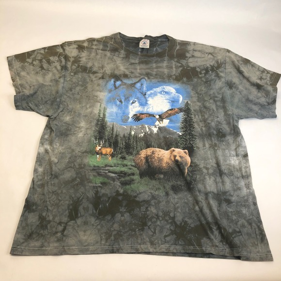 Delta Pro Weights Wildlife‎ Nature Graphic T-Shirt Wolf Eagle Bear Deer XL - Picture 1 of 11